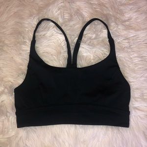 Lululemon Flow Y Sports Bra- black/size 4